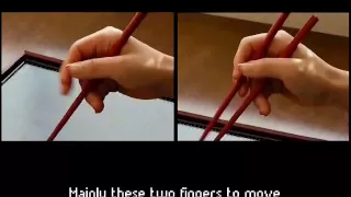 The Answer Book: Guide to mastering the chopsticks within 5 minutes (How to hold chopsticks)