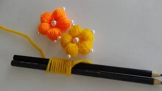 Hand Embroidery: Making Flowers With Simple Trick (PART 1)