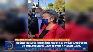 Σάμος: Σε κλοιό κινητοποιήσεων η ευρωπαία επίτροπος μετανάστευσης | Κεντρικό Δελτίο Ειδήσεων 29/3/21