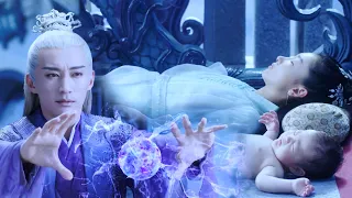 Jingyuan drained his divine power and guarded Houchi to give birth to children