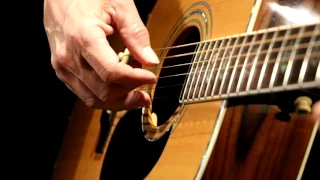 Blackbird Guitar Lesson - figure 1 & 2, right hand picking.