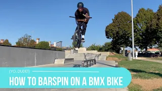 How To Barspin On A BMX