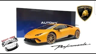 1/18 Autoart Lamborghini Huracan Performante | Arancio Anthaeus |  Matt Orange 79152