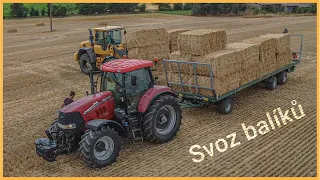 Svoz balíků slámy 2023 🌾 Martin Zbořil - služby v zemědělství