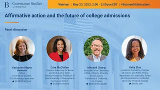 Affirmative action and the future of college admissions