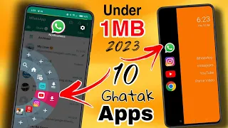 10 Powerful Android Apps Under 1MB 😈 - Useful Apps In 2023 Abhi Try Karo