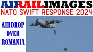 NATO German A400M Paratroopers Swift Response 2024