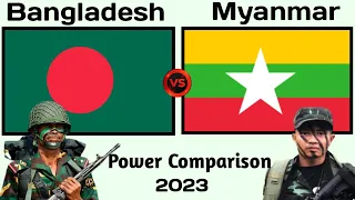 Bangladesh vs Myanmar Military Power Comparison 2023 | Bangladesh vs Myanmar | world military power