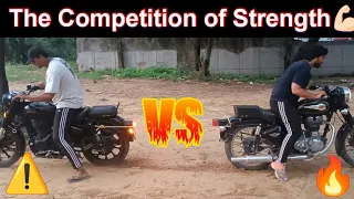 Tug of war| First time on YouTube| Classic 350 REBORN vs standard 350 amazing Result | 😨🔥🔥