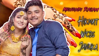 MEHENDI RASAM 2020- FULL VIDEO [WEDDING Hikmat & Januka]