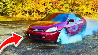 How to do a burnout in an automatic FWD car