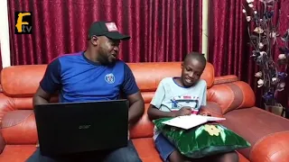 ODUNLADE ADEKOLA AND HIS SON IN ANOTHER HILARIOUS SKIT  CHECK IT OUT