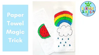 Paper Towel Magic Trick | Easy Kids DIY Science Experiment