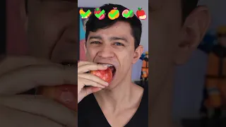 ASMR Aparelho vs Frutas. Seguro?! #shorts #asmr