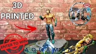 3D Printed Aquaman / Diorama/ Giveaway!!