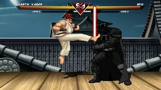 DARTH VADER vs RYU - Highest Level Incredible Epic Fight!