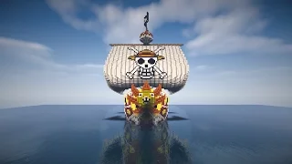 Minecraft Thousand Sunny from One Piece