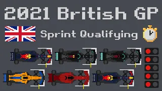 2021 British Grand Prix Sprint Qualifying Timelapse