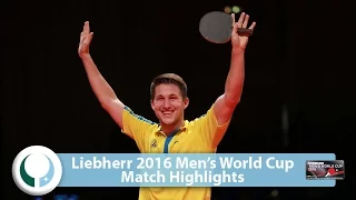 2016 Men’s World Cup Highlights I Simon Gauzy vs Kristian Karlsson (1/4)