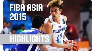 Philippines v India - Group E - Game Highlights - 2015 FIBA Asia Championship