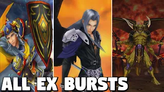 All EX Bursts - Dissidia 012 Final Fantasy