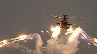 Unleashing the Firepower of Eight Apache Helicopters in One Target