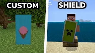 HOW TO MAKE CUSTOM BANNERS AND SHIELDS in Minecraft