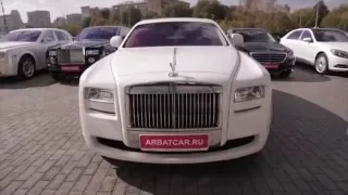 Аренда машины с водителем Rolls Royce / роллс ройс гост белый