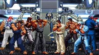 [KOF Mugen] Memorial | Ryu vs Takuma [ 4vs4 ]