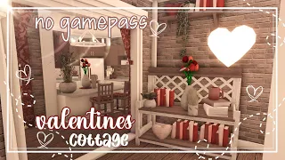 - rosy valentines cottage no gamepass  - || Roblox , Bloxburg ||