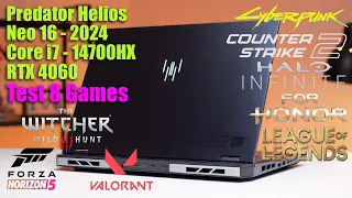 Predator Helios Neo 16 2024 (Core i7 - 14700HX + RTX 4060) NGON như dòng Cao Cấp Helios 16 vậy...?