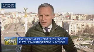 Ukraine comedian secures comfortable lead in first round of elections | Squawk Box Europe
