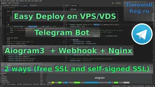 Деплой телеграмм бота ( Aiogram 3 + Webhook  + SSL + Nginx)  на VPS/VDS