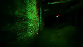 Horror video 3D by 3D glasses