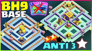 Anti-PEKKA!! BuiLder HaLL 9 (Stage 1&2) Base w/REPLAYS &LINK | BH9 Anti 2 star Base | Clash of Clans