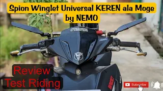 Review Spion Winglet Keren Untuk Semua Motor | by Nemo