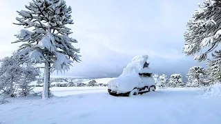 - 21C SURVIVING a SNOW STORM in ROOF TENT | PATAGONIA ARGENTINA