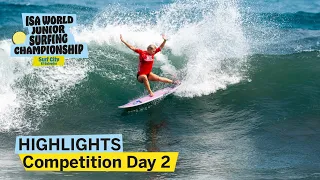 Highlights - Competition Day 2 - 2024 Surf City El Salvador ISA World Junior Surfing Championship