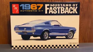 1967 Ford Mustang GT Fastback unboxing!!