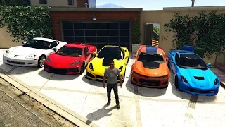 GTA 5 ✪ Stealing Luxury Chevrolet Car with Franklin ✪ (Real Life Cars)#23