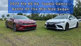 2021 Kia K5 Vs. Toyota Camry - Which Family Sedan Should You Get