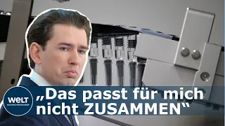 UNGERECHTE VERTEILUNG: Sebastian Kurz vermutet Geheimabsprachen mit Herstellern von Corona-Impfstoff