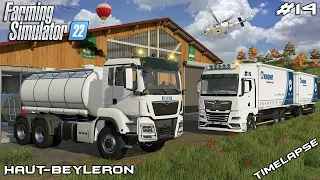 Selling MILK and SILAGE bales | Animals on Haut-Beyleron | Farming Simulator 22 | Episode 14