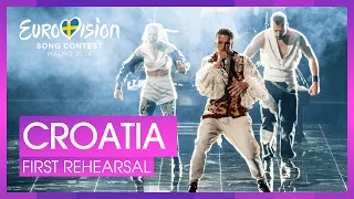 SNIPPET - Baby Lasagna - Rim Tim Tagi Dim | 🇭🇷 Croatia | First Rehearsal | Eurovision 2024