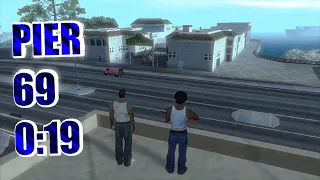 GTA San Andreas - Pier 69 in 19 Seconds