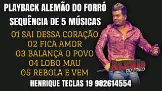 PLAYBACK ALEMÃO DO FORRÓ SEQUÊNCIA @AlemaoDoForroOficial