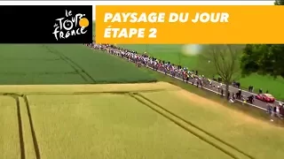 Landscapes of the day - Stage 2 - Tour de France 2017