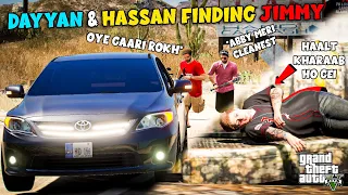 DAYYAN & HASSAN FINDING JIMMY | TOYOTA COROLLA 2013 | NB - EP #08 | GTA 5 PAKISTAN