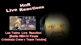 Les Twins Live [Battle RBH IV Finale Criminalz Crew v Team Tendre] Reaction