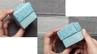 Easy Origami Masu Box & Lid Tutorial - DIY